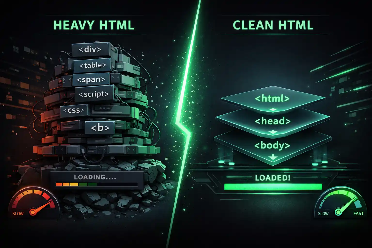 Code chaos vs organized efficiency