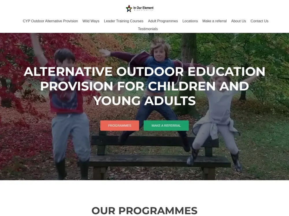 Outdoor Education & Youth Engagement Platform
