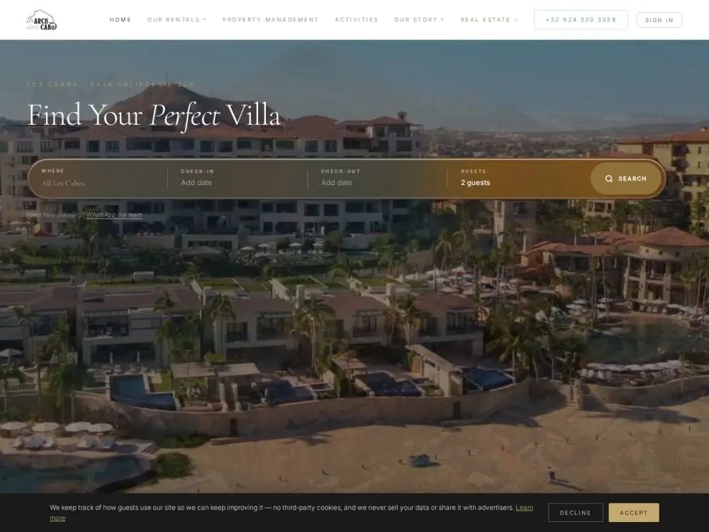 Luxury Vacation Rental Platform